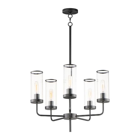 Maxim Lighting Crosby 5-Light Chandelier 11475CRBK